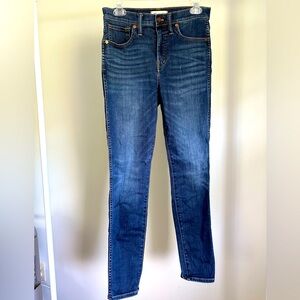 Madewell High Rise Skinny Jeans Size 28